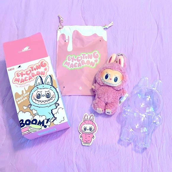 Pop Mart Labubu BB Plush Keychain Pendant - Picture 1 of 7